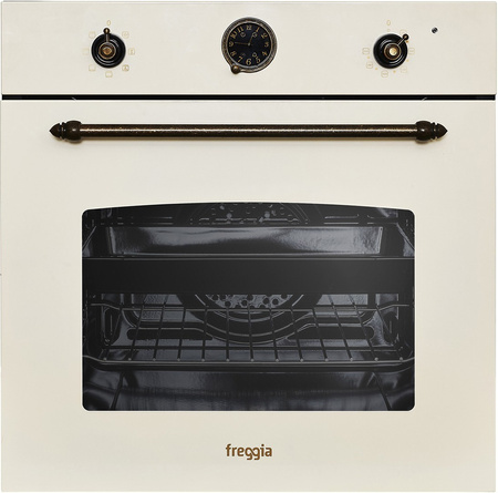 Piekarnik elektryczny do zabudowy retro Freggia OERD67CH szampański