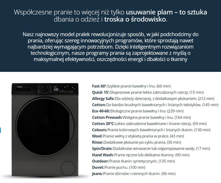Pralka Vestfrost VW-FD4B1270EU Iverter