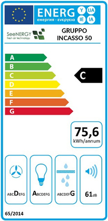 Outlet: Okap podszafkowy / do zabudowy Seenergy Gruppo Incasso 50