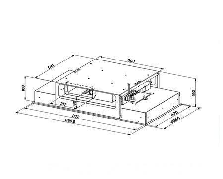 Okap sufitowy Faber Heaven 2.0 X Flat 90/2 350.0663.965