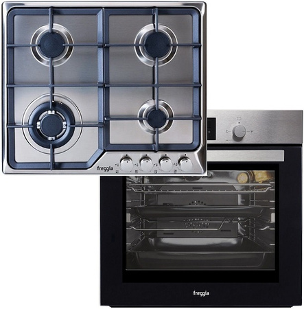 Zestaw Freggia: płyta gazowa HA640VGTX + piekarnik gazowy OGSB64X