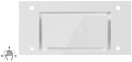 Okap podszafkowy / do zabudowy Toflesz Adel Gest 60 biały 850m3/h