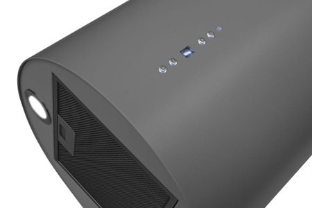 Okap kominowy / przyścienny Nortberg Cylindro OR 40 antracyt 850m3/h