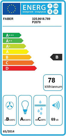 Okap przyścienny Faber Stilo Comfort WH Matt 60 325.0618.791