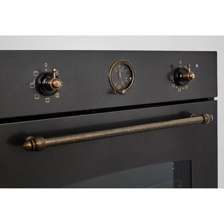 Piekarnik elektryczny do zabudowy retro Freggia OERD67AN antracyt