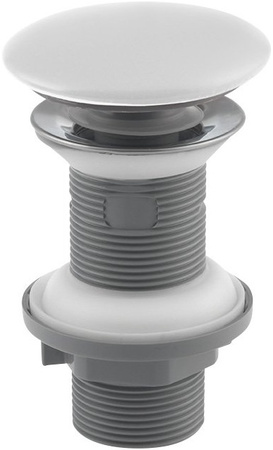 Korek umywalkowy, ceramiczny Isvea Italy 38TP0161I  bez przelewu, biały