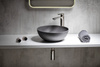 Umywalka betonowa, nablatowa Sapho Formigo FG316 antracytowy mat