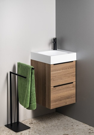 Szafka umywalkowa Sapho Emona EM040-2525 39,4x55x39cm, dąb cuneo