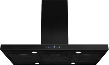 Okap wyspowy Toflesz Etna Isla 90 czarny mat 850m3/h + pilot