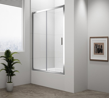 Drzwi prysznicowe Polysan Deep MD1216 120x165cm, szkło czyste