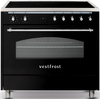 Zestaw Vestfrost: okap przyścienny VE-90RSABK + kuchnia elektryczna VC-993WNPIBK