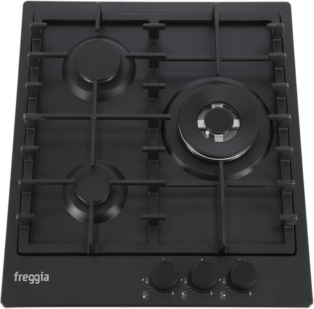 Zestaw 45cm. Freggia: płyta gazowa HH430VGTB + piekarnik elektryczny OESF45B