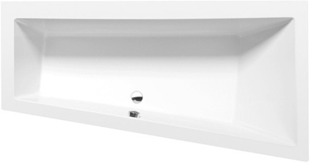 Wanna asymetryczna Polysan Andra R 81541.11, 160x90x45cm, prawa, biały mat