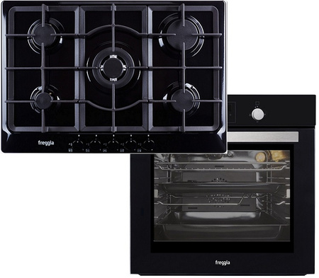 Zestaw Freggia: płyta gazowa HA750VGTB + piekarnik gazowy OGSB64B