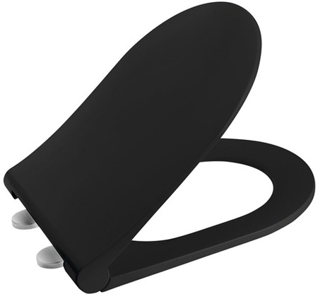 Deska WC Sapho Brilla 100787-110 Soft Close, duroplast, czarny mat