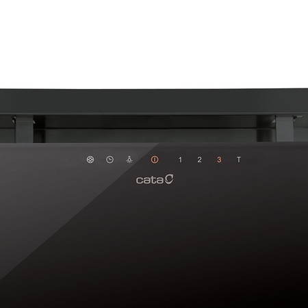 Okap podszafkowy / do zabudowy 80cm. Cata GC Dual 75XGBK czarny