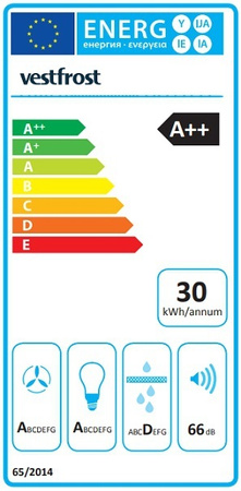 Okap kominowy / przyścienny retro Vestfrost VE-90RSABK silnik bezszczotkowy