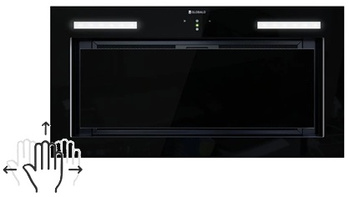 Okap podszafkowy / do zabudowy Globalo Lumotion 60.1 Black Gest