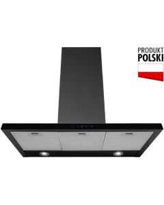 Okap kominowy / przyścienny Ciarko Black Slim 90