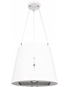 Okap wyspowy Toflesz Odyssey 850m3/h biały mat 40cm + pilot