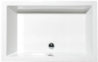 Zestaw: brodzik Polysan Deep 72879 100x75x26cm z nóżkami i odpływem