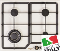 Płyta gazowa do zabudowy retro 60cm. Freggia HR640VGTCH szampański