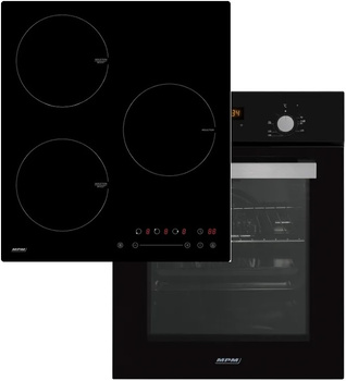 Zestaw 45cm MPM: płyta indukcyjna MPM-45-IM-07 + piekarnik elektryczny MPM-45-BO-20