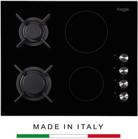 Płyta gazowo-elektryczna do zabudowy 60cm. Freggia HC622VGB czarny