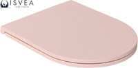 Deska WC Isvea Italy Infinity 40KF0541I-S Soft Close, duroplast, różowy