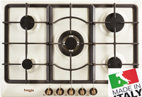 Płyta gazowa do zabudowy retro 75cm. Freggia HR750VGTCH szampański