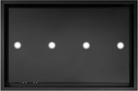 Okap sufitowy Toflesz Empire 90 czarny mat 900m3/h turbina wewnętrzna