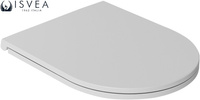 Deska WC Isvea Italy Infinity 40KF0201I-S Soft Close, duroplast, biały mat