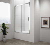 Drzwi prysznicowe Polysan Deep MD1116 110x165cm, szkło czyste