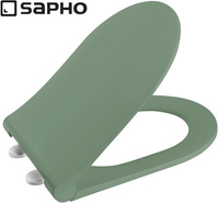 Deska WC Sapho Brilla 100787-128 Soft Close, duroplast, zielony mat