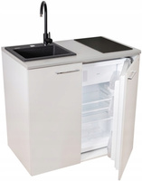 Minikuchnia MPM SMK-02 z płytą indukcyjną i lodówką