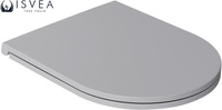 Deska WC Isvea Italy Infinity 40KF0547I-S Soft Close, duroplast, szary