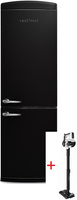 Lodówka wolnostojąca retro Vestfrost VR-FB373-2E2BM + odkurzacz VF-VM4001WB AQUA