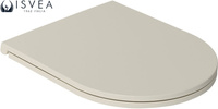 Deska WC Isvea Italy Infinity 40KF0532I-S Soft Close, duroplast, beżowy
