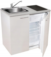 Minikuchnia MPM SMK-03 z płytą indukcyjną i lodówką