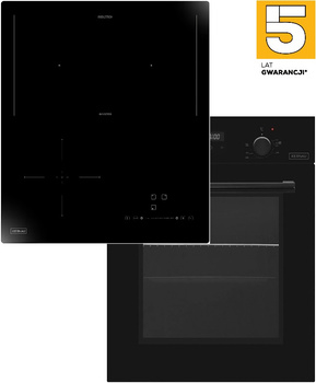 Zestaw 45cm. Kernau: płyta indukcyjna KIH433-3B + piekarnik elektryczny KBO0946SKB