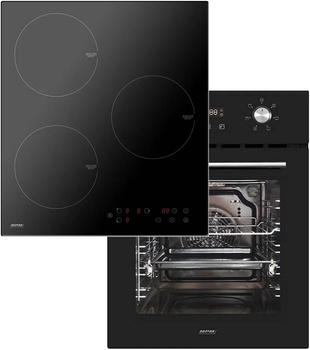 Zestaw 45cm MPM: płyta indukcyjna MPM-45-IM-14 + piekarnik elektryczny MPM-45-BO-22