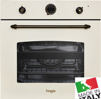 Piekarnik elektryczny do zabudowy retro Freggia OERD67CH szampański
